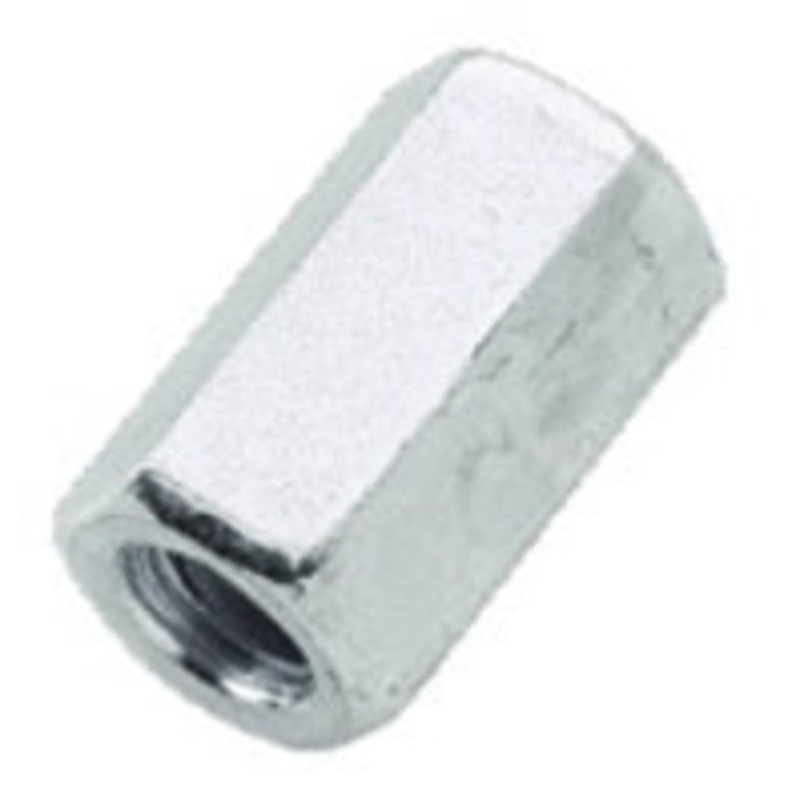 THREADED ROD COUPLER 1/2-13 X 1-3/4L ZINC-PLTD