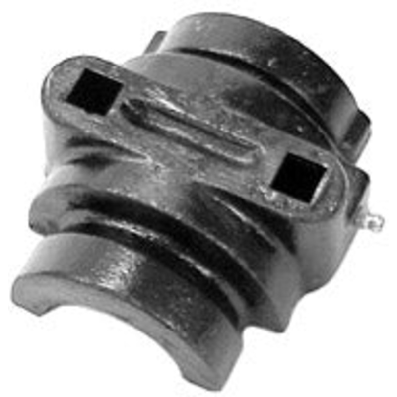 RIBBED SPOOL BEARING CAP FOR UTILITY DISCS