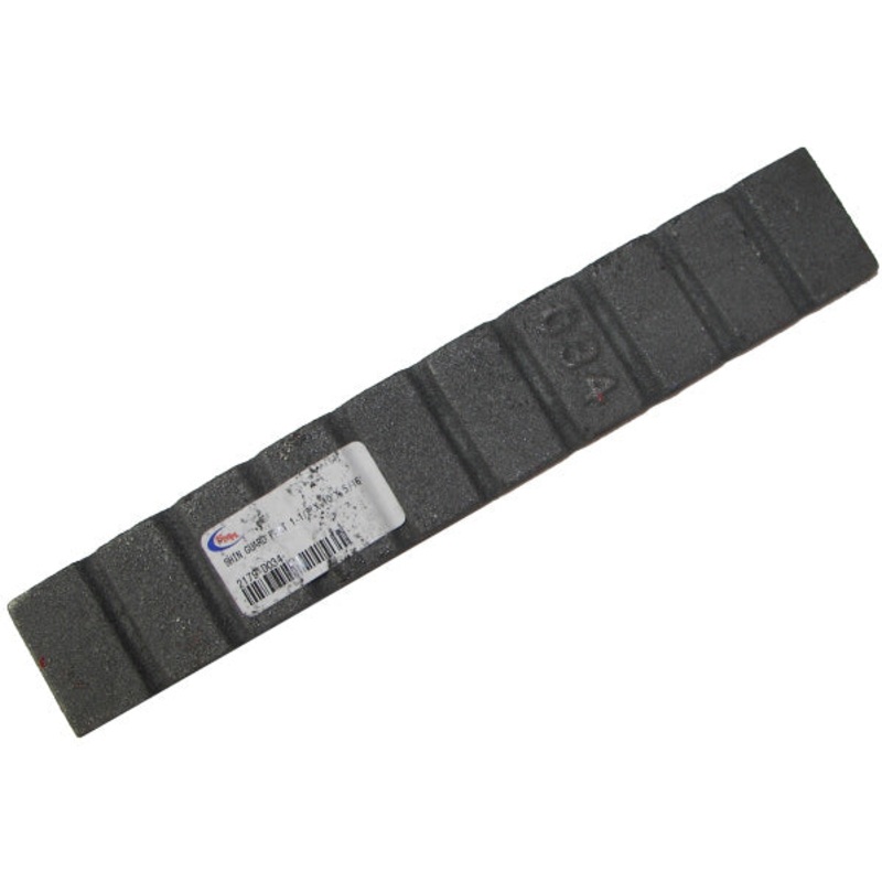 1-1/2 X 10 X 5/16 INCH CHROMIUM CARBIDE FLAT SHIN GUARD