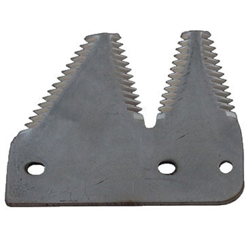 EXTRA COARSE 7 TOOTH END SECTION FOR TOP SERRATED RIGHT HAND  CHROME PLATE – REPLACES 1481200C1 / 86617760 PLATED    BOX 10