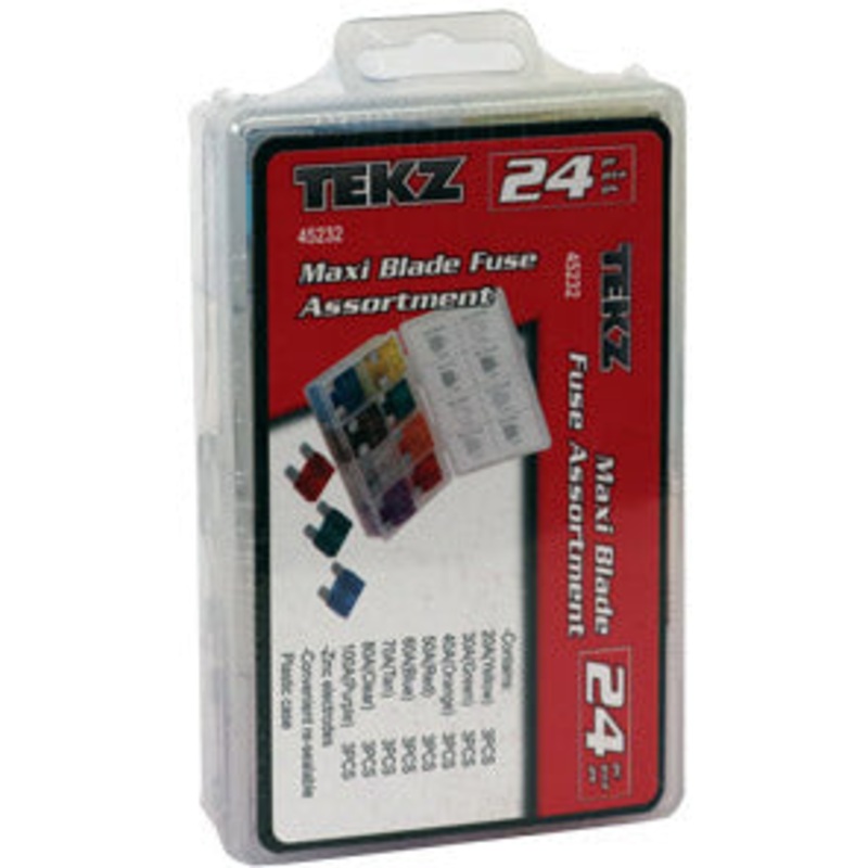 MAXI BLADE FUSE ASSORTMENT 24PC
