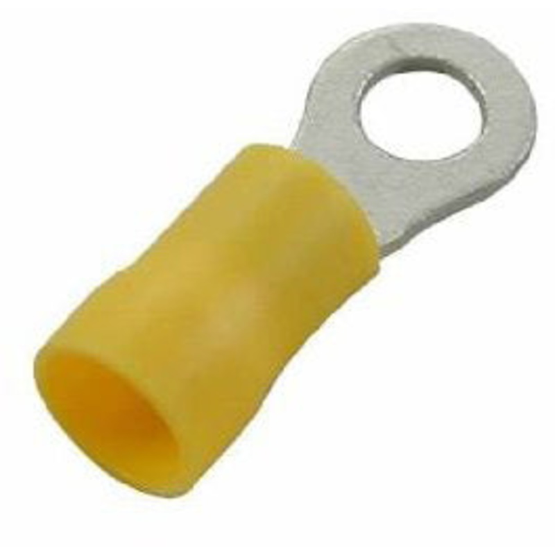 RING TERMINAL INSULATED YELLOW 12-10AWG #10 14PK