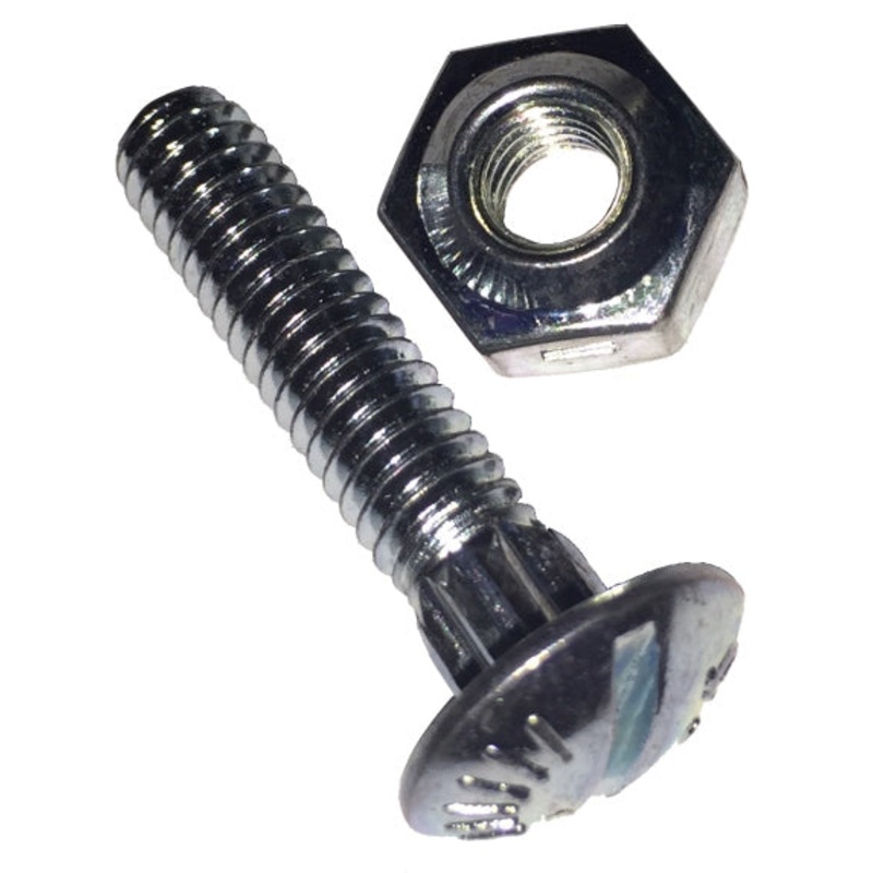 SECTION BOLT AND NUT FOR KNIFEHEAD / SECTION  7/32 x 1-1/4 LONG     BOX 25