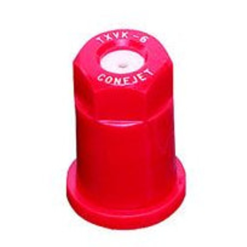 TX CONEJET HOLLOW CONE TIP #6  STAINLESS – RED