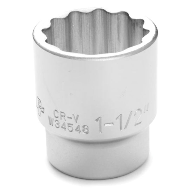1-1/2 INCH X 12 POINT STANDARD IMPACT SOCKET – 3/4 INCH DRIVE