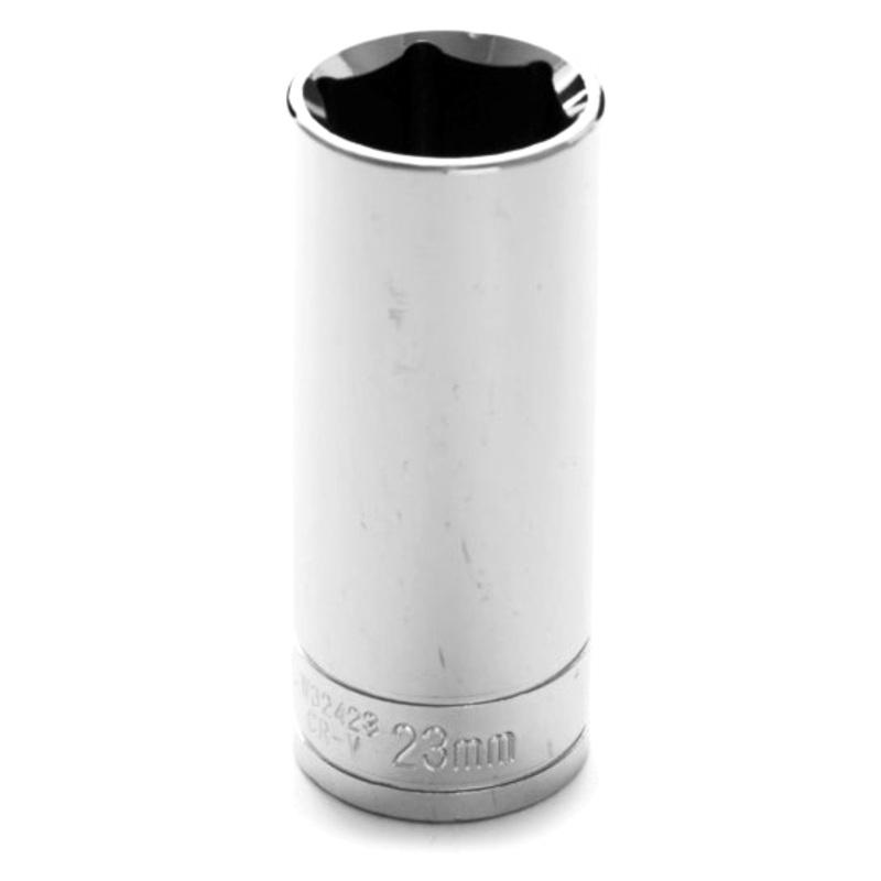 23MM X 6 POINT DEEP WELL IMPACT SOCKET – 1/2 INCH DRIVE