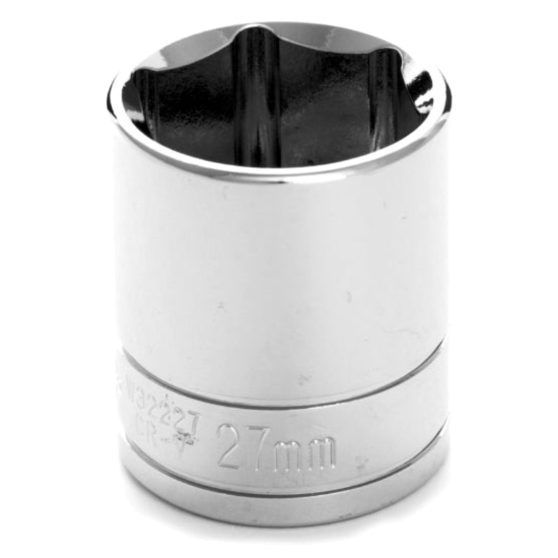 27MM X 6 POINT STANDARD IMPACT SOCKET – 1/2 INCH DRIVE