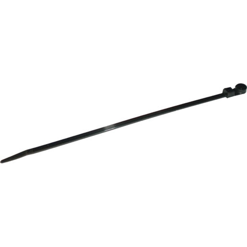 7.5” BLACK SCREW-MOUNT WIRE TIE – 11 PCS