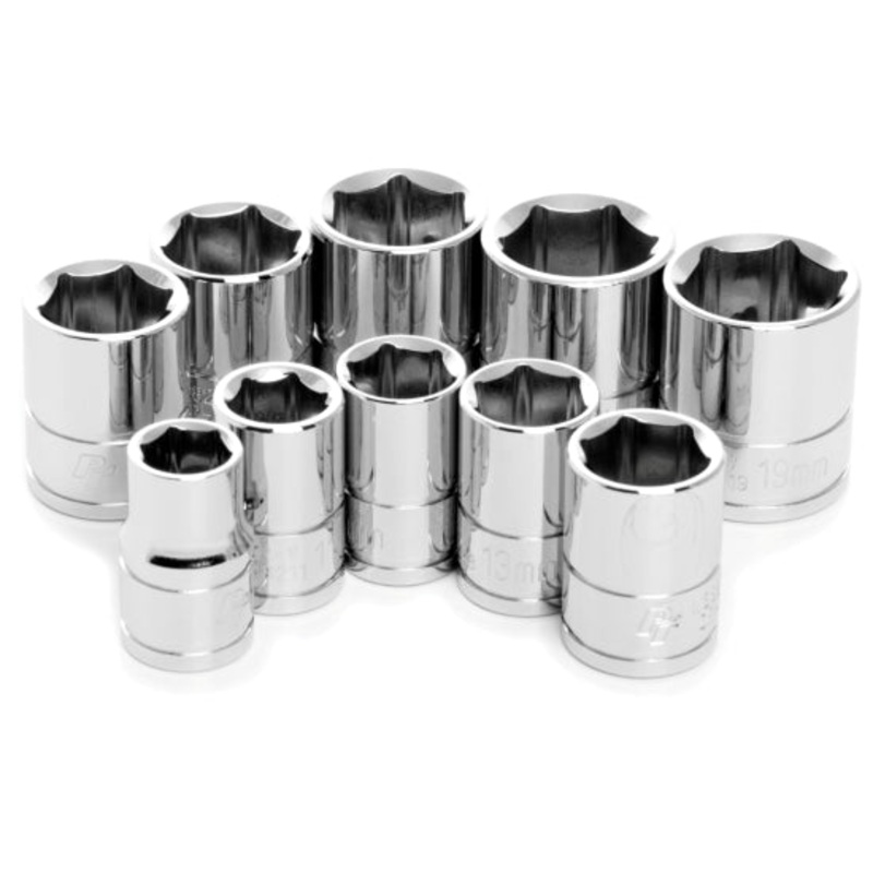 MET SOCKET SET – 10PC DR X 3/8