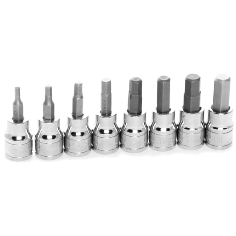 METRIC HEX BIT SET – 3/8 INCH DRIVE