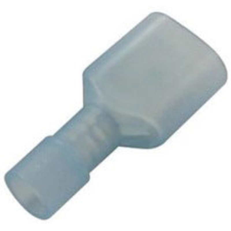 QUICK-SLIDE CONN BLUE NYLON 16-14AWG 1/4 FEMALE 10PK