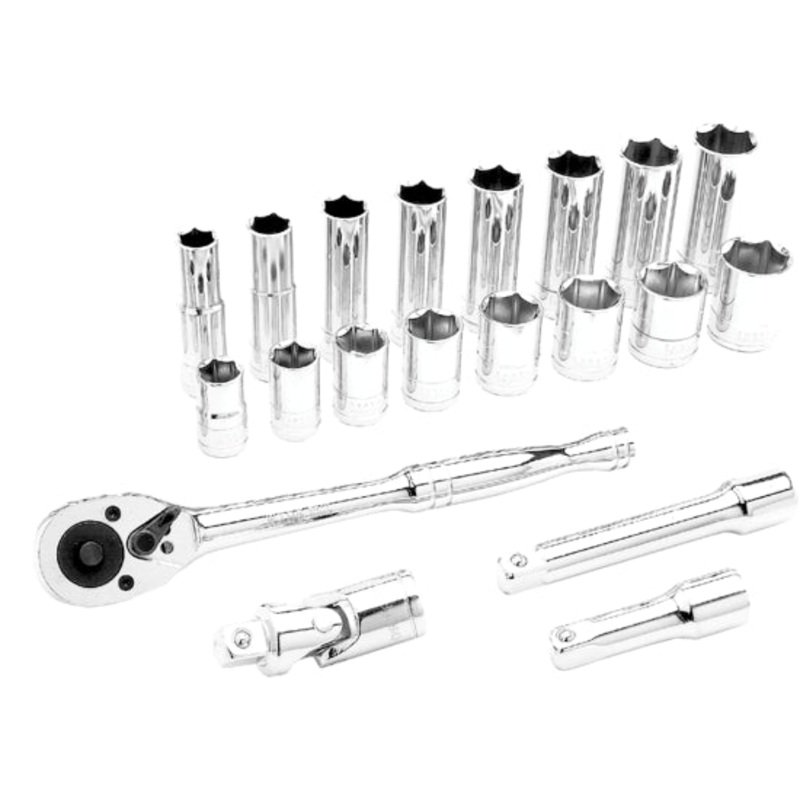 SAE SKT SET – 20PC DR X 3/8