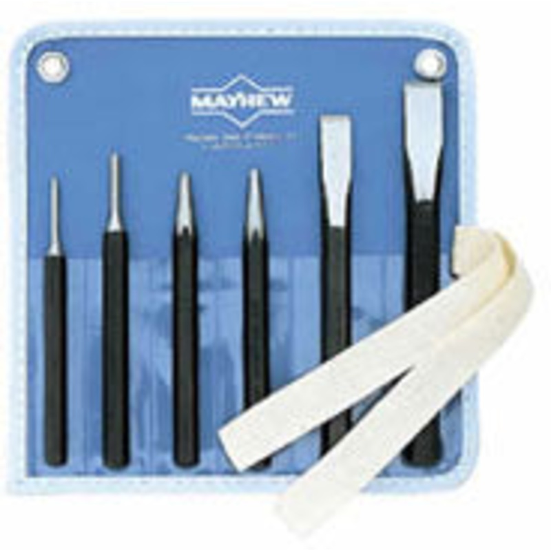 MAYHEW PUNCH & CHISEL SET – 6 PIECE