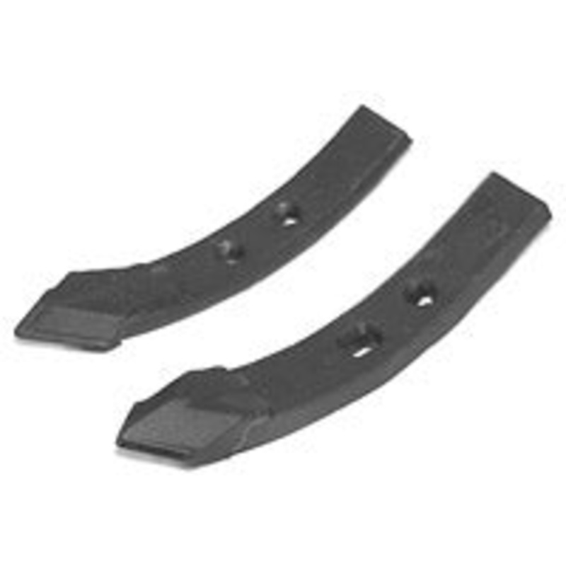 2 X 15 INCH CHROMIUM CARBIDE SINGLE SIDE CHISEL POINT WITH 1/2 HOLES ON 2-1/4 TO 2-1/2 INCH CENTERS