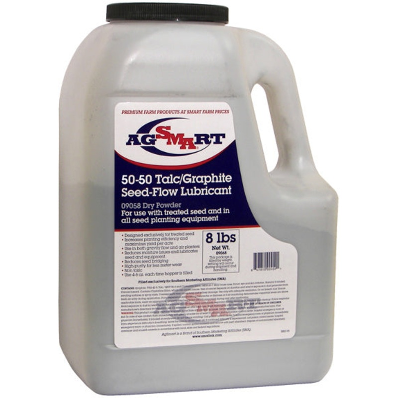 50-50 TALC / GRAPHITE SEEDFLOW LUBRICANT – 8 POUND JUG