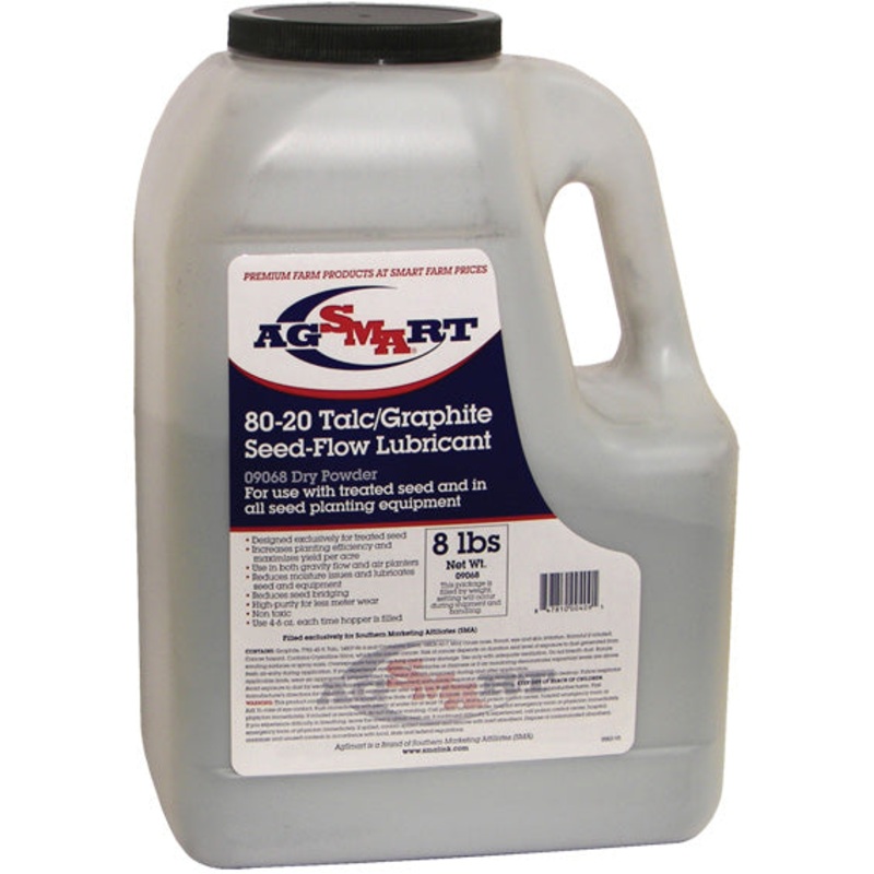 80-20 TALC / GRAPHITE SEEDFLOW LUBRICANT – 8 POUND JUG