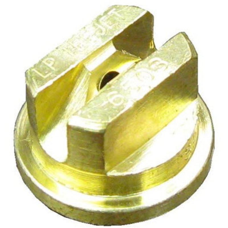 TEEJET FLAT SPRAY TIP – BRASS  #6   80 DEGREE