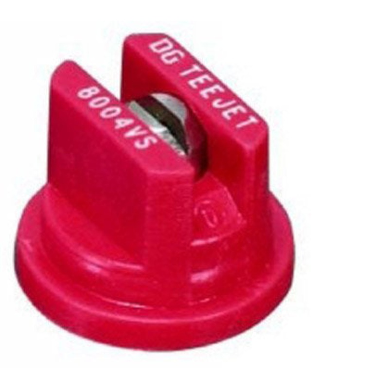 DRIFTGUARD TIP – POLY / STAINLESS 80 DEGREE / 4 ORFICE   RED