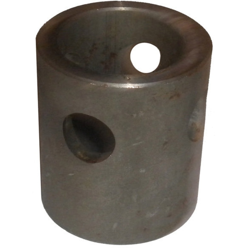 WELD-ON MALE MOUNTING TUBE FOR TRAILER JACKS – HAS 2 O.D. AND 5/8 HOLE