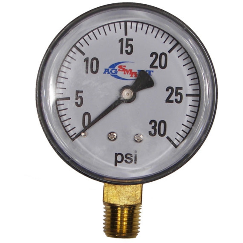 2.5DIA X 30-PSI DRY GAUGE
