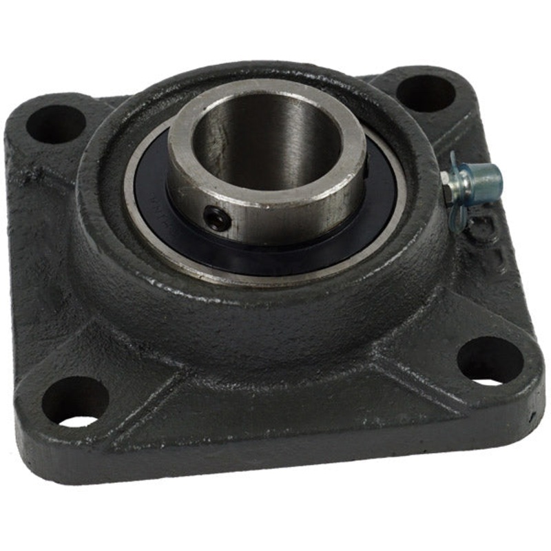 4 HOLE CAST IRON FLANGE WITH 1-1/2 BEARING – SET SCREW LOCK