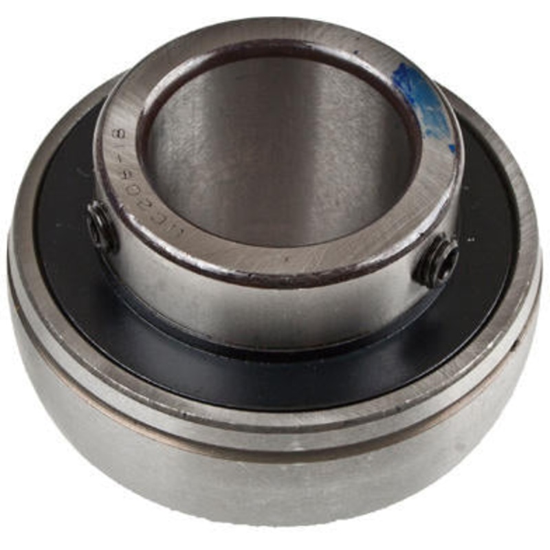 INSERT BEARING WITH SET SCREW – 1-1/8 BORE  -WIDE INNER RING – GREASABLE