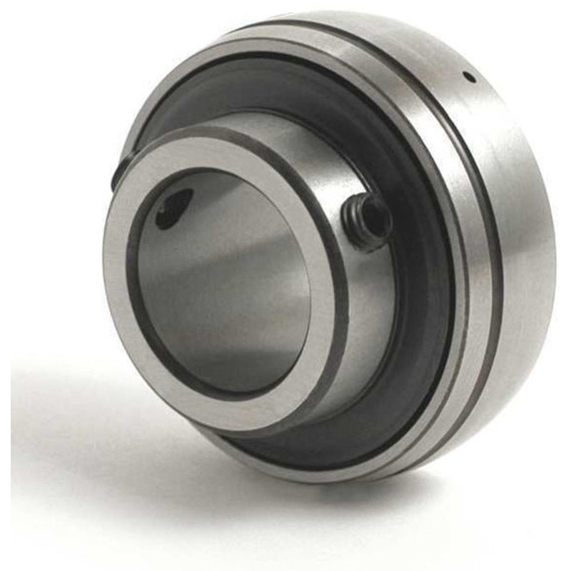 INSERT BEARING WITH SET SCREW – 1-3/8 BORE  -WIDE INNER RING – GREASABLE