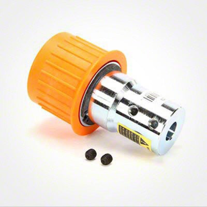 QD PUMP COUPLER WITH 5/8 PUMP SHAFT AND 1 3/8 540 RPM TRACTOR SHAFT