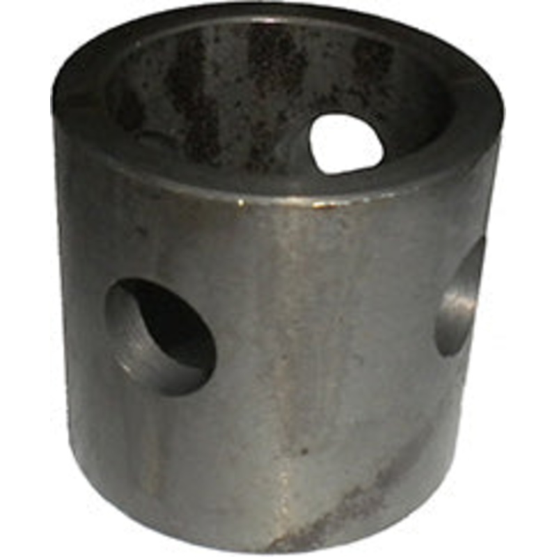 WELD-ON MALE MOUNTING TUBE FOR TRAILER JACKS – HAS 2 O.D. AND 9/16 HOLE