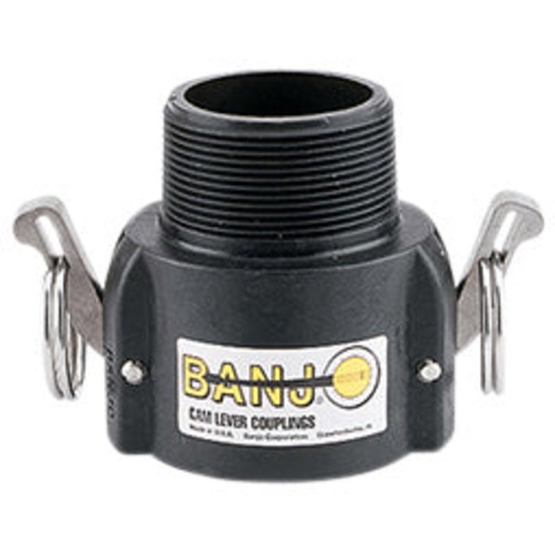 2 B SERIES CAM LOCK COUPLER –  2 FEMALE COUPLER X 2 MALE PIPE THREAD