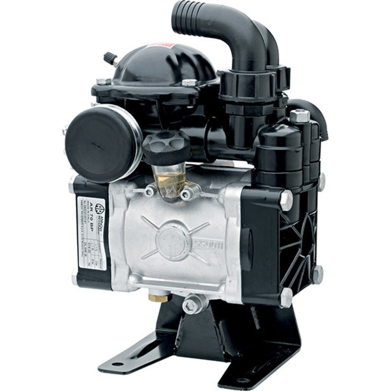 AR70 LOW PRESSURE TWIN DIAPHRAGM PUMP – EQUIPPED WITH GEARBOX AR1671 FOR ATTACHING GAS ENGINE