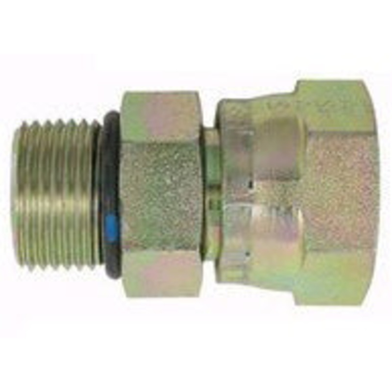 3/4 MALE O-RING BOSS X 1/2 FEMALE PIPE SWIVEL – NPSM ADAPTOR – STEEL
