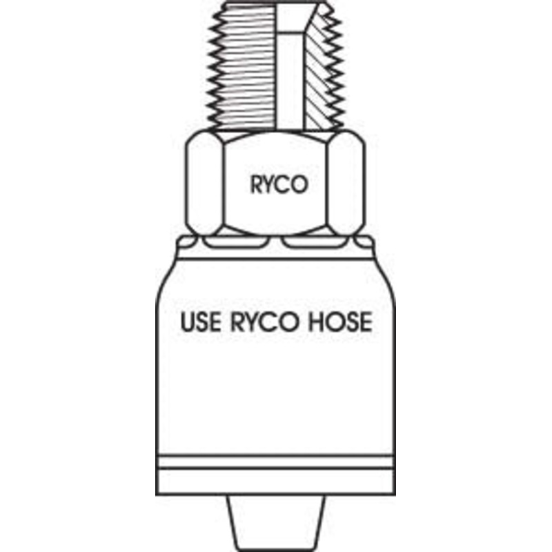 BSPT MALE WITH 1/4 INCH THREAD FOR 1/4 INCH HOSE