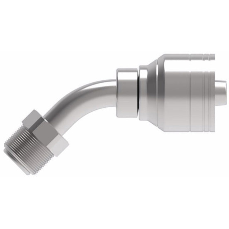 Z SERIES – 3/8 INCH HOSE X 3/8 INCH INVERTED MALE 45 ELBOW SWIVEL