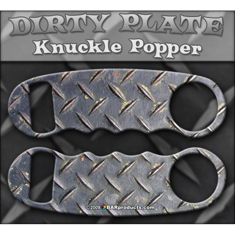 Dirty Metal Plate Knuckle Popper Opener