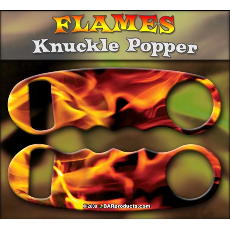 Flames Knuckle Popper Opener
