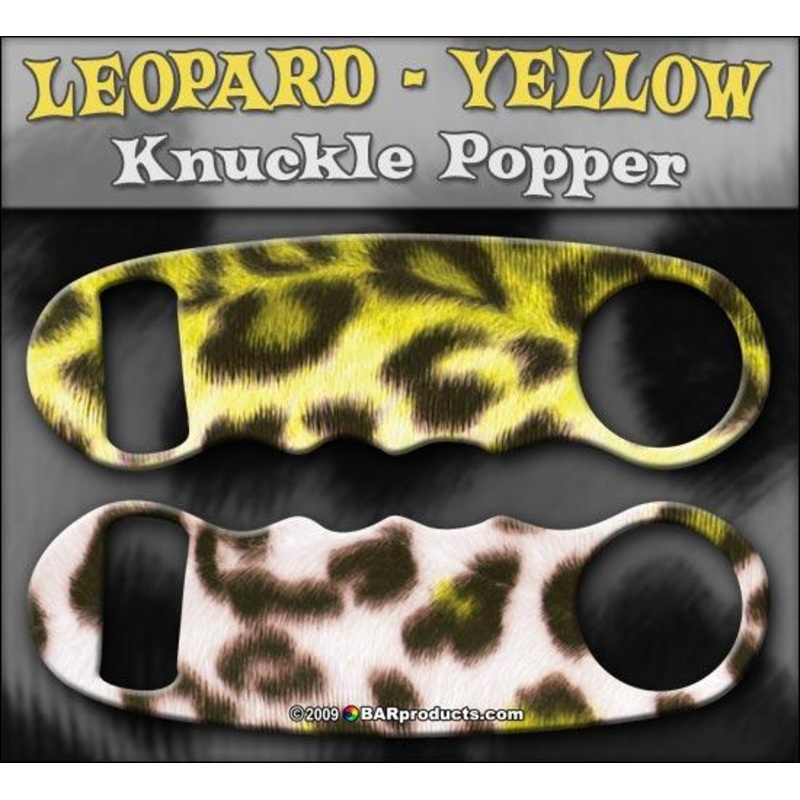 Leopard Prints Knuckle Popper Bottle Opener – Color Options