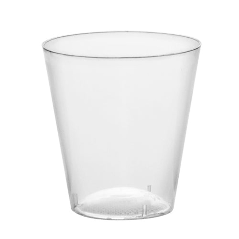 Barconic Clear 2 oz. Plastic Shot Cups – Pack of 50