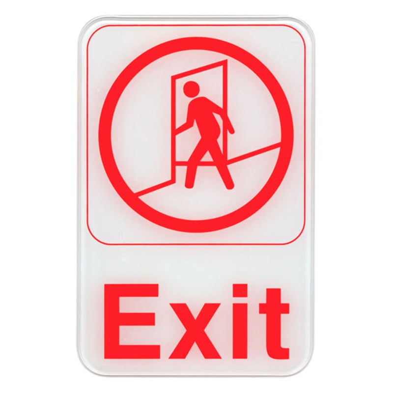 Exit Sign – 6 x 9