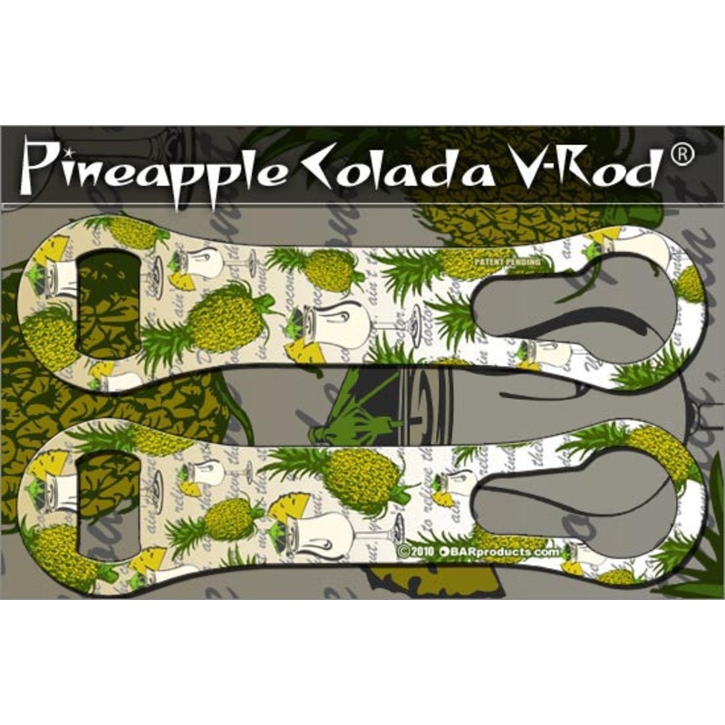 Hawaiian Shirt Themed Pineapple Colada V-Rod Opener