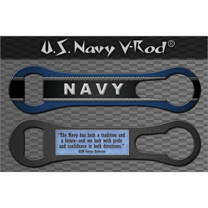 Navy – V-Rod Bottle Opener
