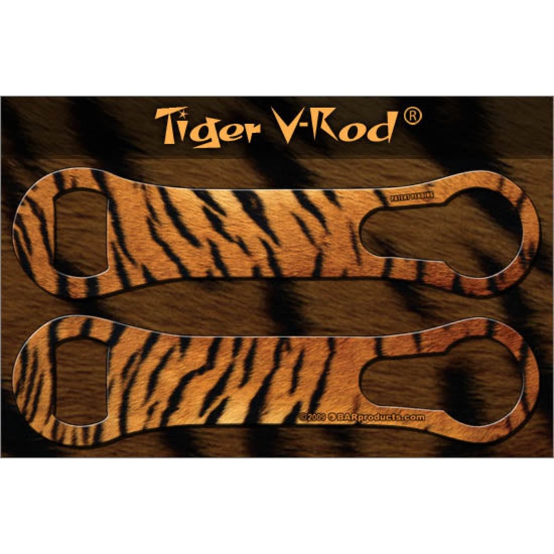 Tiger Pattern V-Rod Bottle Opener