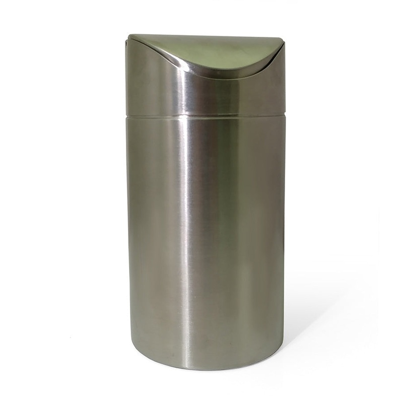 Trash Can for Counter Caddies – Stainless Steel – 4.5 Diameter