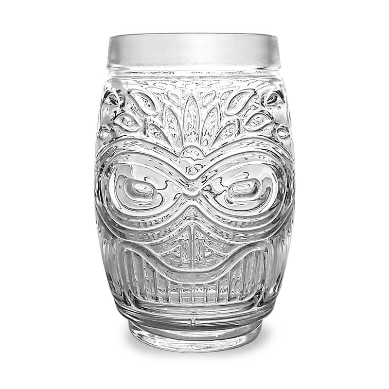 BarConic Grinning Tiki Glass – 16 oz Squat