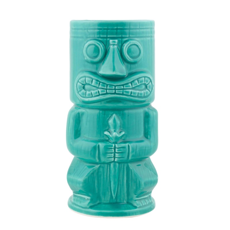 BarConic Tiki – Teal Stone God – 15 ounce