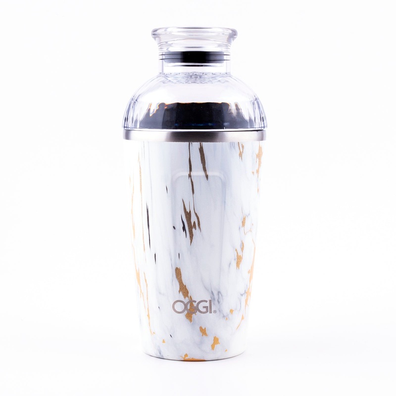 Insulated Cocktail Shaker – Marble – 17 ounce