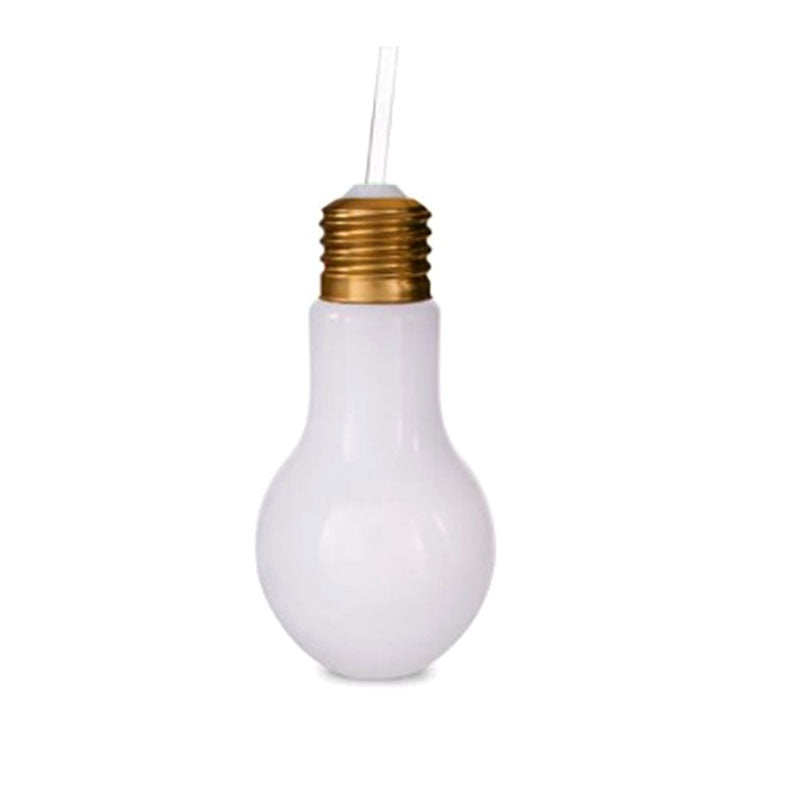 LED Light Bulb Cup w/ Lid and Straw – 16 ounce