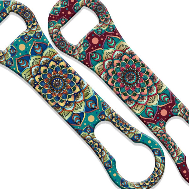 Mandala Pattern V-Rod Bottle Opener