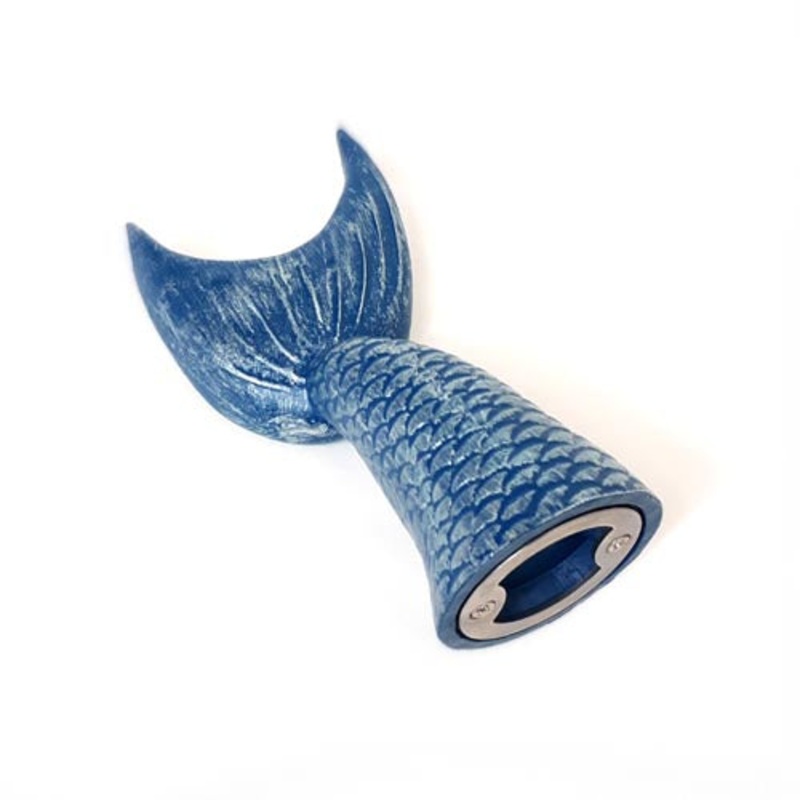 Mermaid Tail Bottle Opener – Blue Glitter