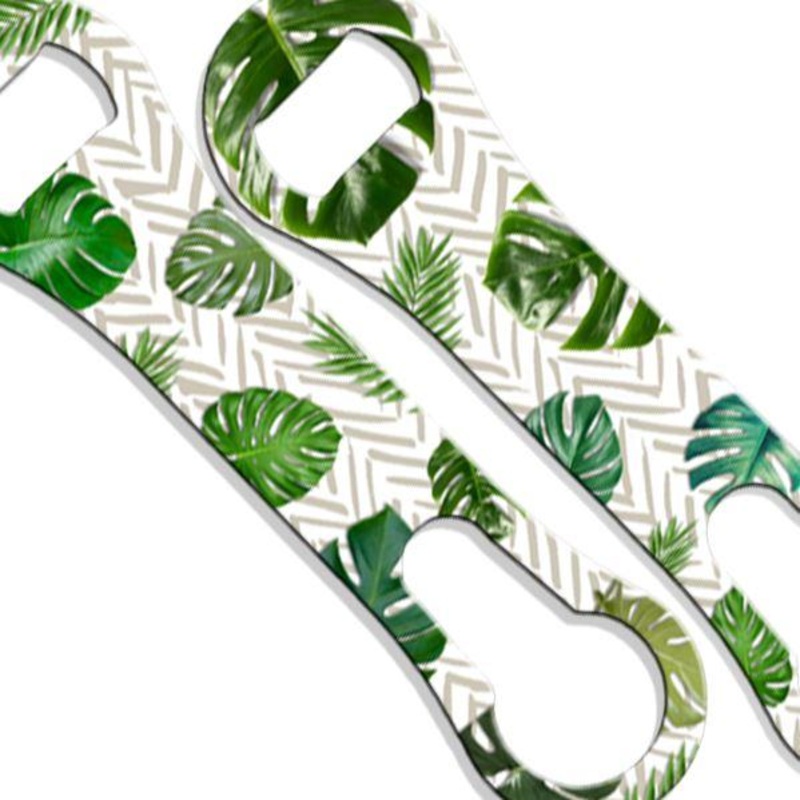 Monstera Design V-Rod Bottle Opener